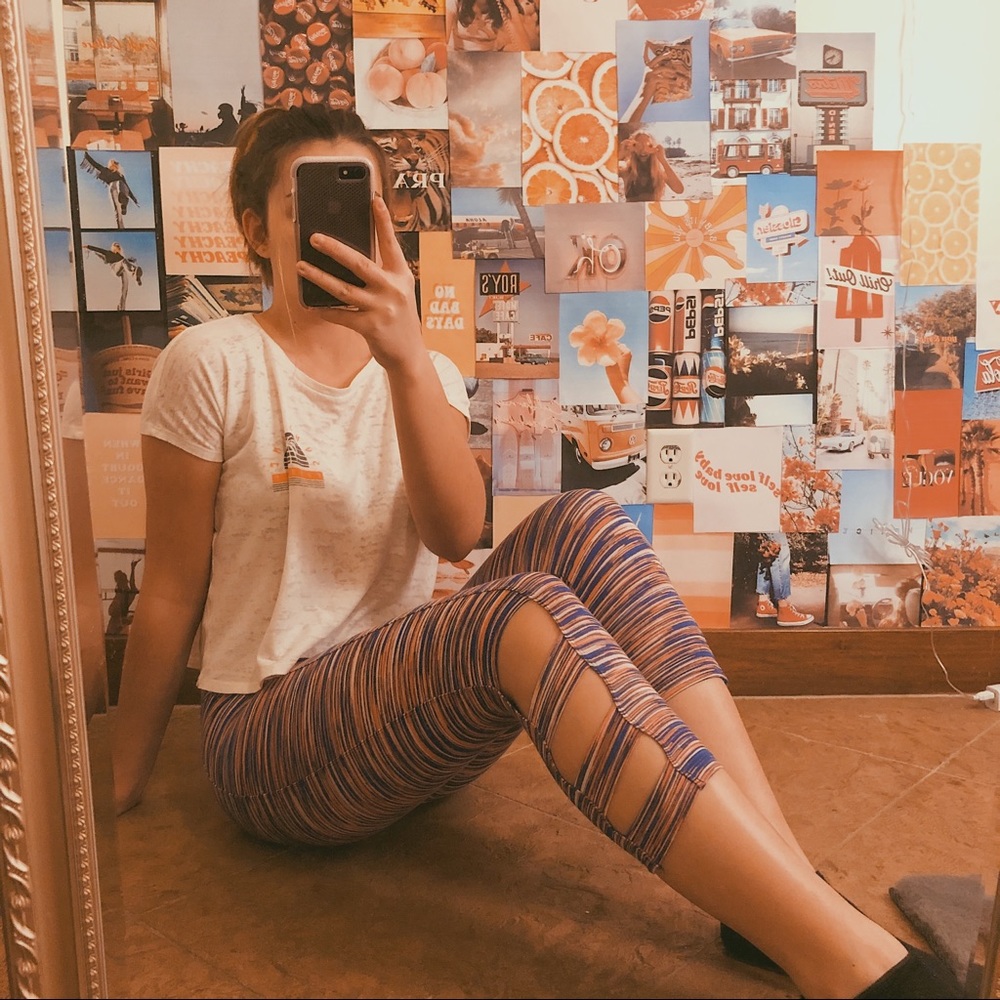 🍓Multicolored Bally workout leggings